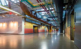 Decorative Yet Functional Concrete Floor Coating Helps Restore Historic Building