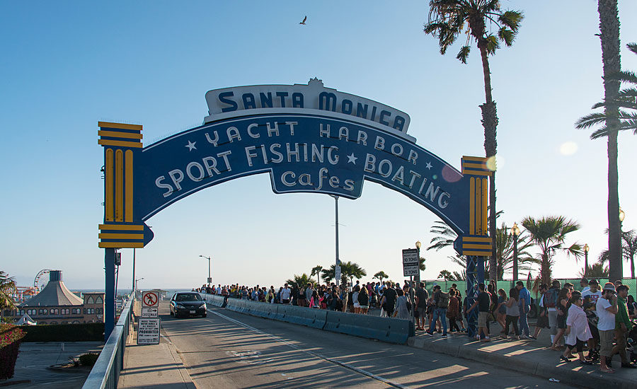 Sign of the Times: Santa Monica Pier Entrance Refreshed for Next