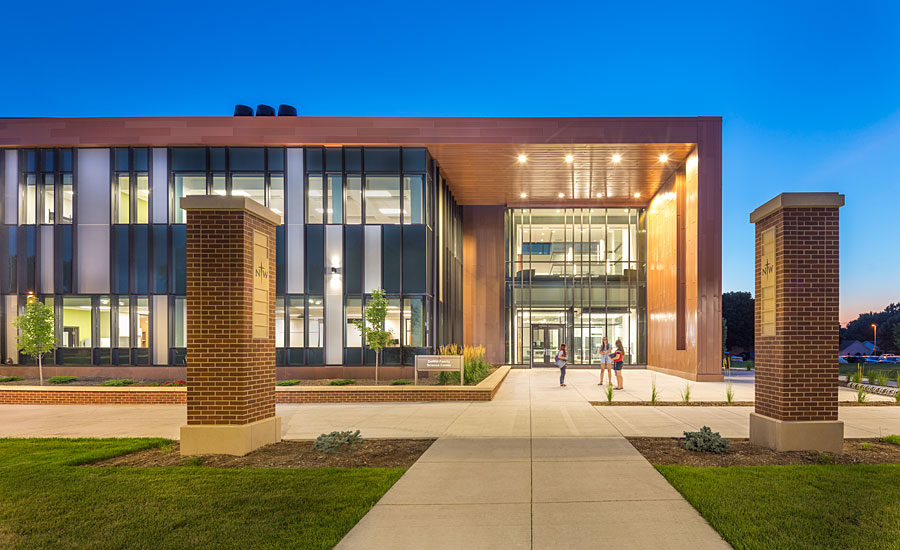 Northwestern’s DeWitt Family Science Center Coated in Custom-Color Coil ...