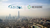 image of Adizol and Hexigone logos over a skyline