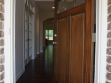 door entryway into a house