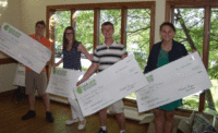 The CCAI Twin Cities Chapter Scholarship recipients receive their awards