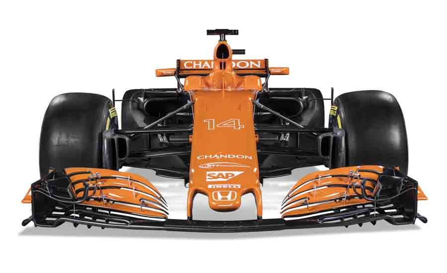 Akzonobel Adds Colorful Sparkle To Mclaren Honda Formula 1 Car 17 02 28 Pci Magazine