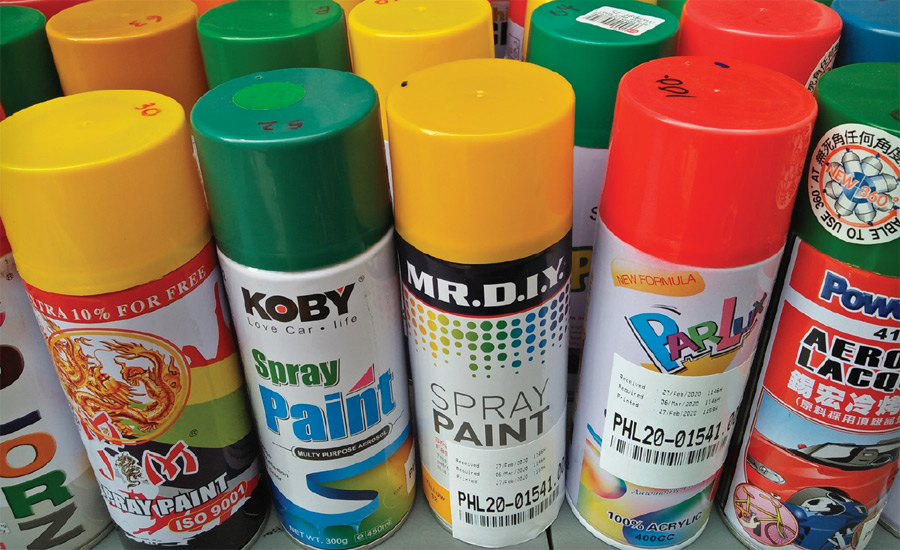 Study Finds High Levels of Lead in Spray Paints Sold in Retail
