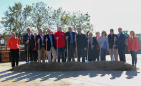 Image of groundbreaking of Diamond Vogel's new innovation center.