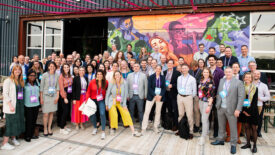 Photo of participants at AkzoNobel's Collaborative Sustainability Challenge.