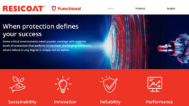 Graphic explaining AkzoNobel's Resicoat Microsite